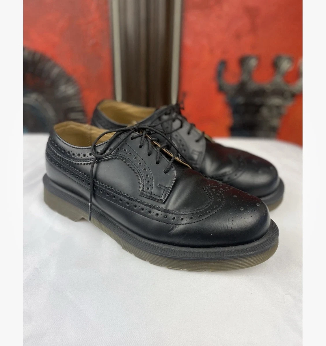 RARE Doc\'s By Dr Martens 1B49 Executive Black Leather 4-Eye Oxford Derby Men\'s 9 Dr. Martens | Shoes | Dr Martens Zavala Lo Black Leather  main image 4