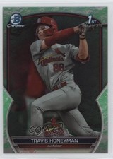 2023 Bowman Draft Chrome Lunar Glow Refractor Travis Honeyman #BDC-95 0w27