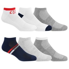 6 Pairs Men's Athletic Cushioned Performance Low Cut Socks Breathable Mesh