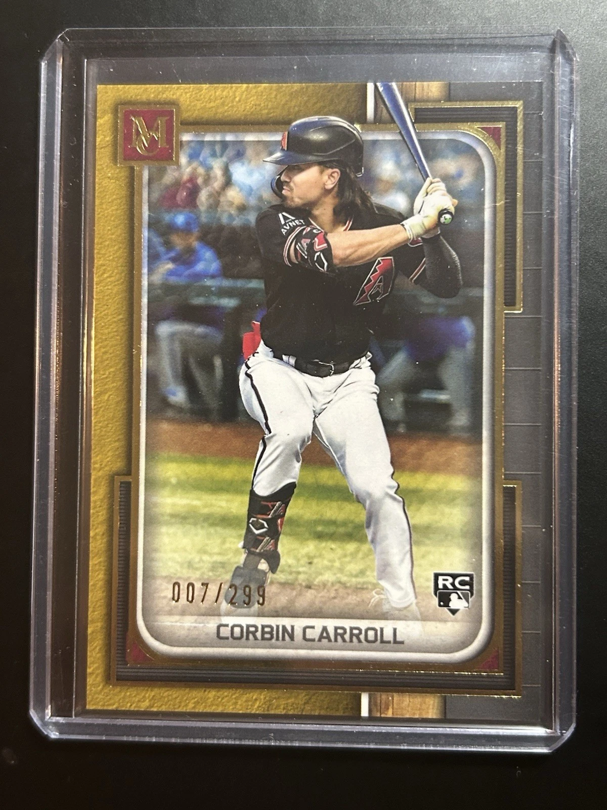 2023 Topps Museum Collection - Corbin Carroll #63 Gold /299 (RC) Diamondbacks