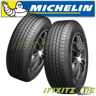 2 Michelin Defender T+H 195/65R15 91H Tires, 820AB, 80000 MILE, All Season, New