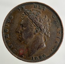 1826 George IV Farthing Coin | Very High Grade
