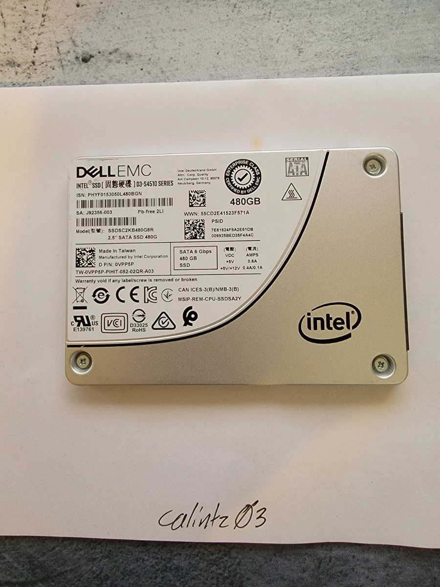 Intel Solid State Drives 480 GB Storage Capacity for sale | eBay