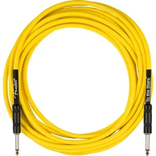 Fender Tom Delonge To The Stars Straight  Instrument Cable 18.6 ft. Yellow