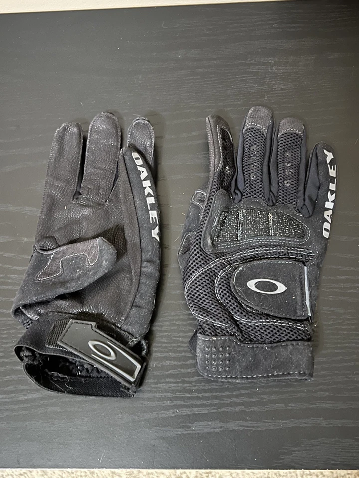 Oakley ручной храповик большой кожаный козлиной кожи сделано с кевлар черный езды перчатки - Изображение 3 из 4