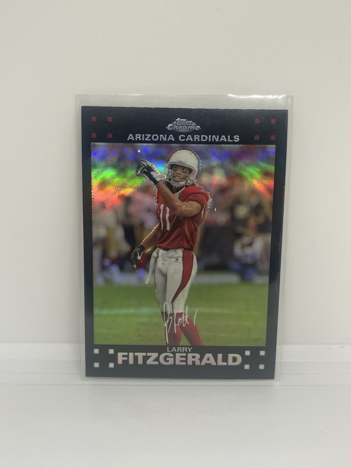 2007 Topps Chrome Refractor Larry Fitzgerald #TC20