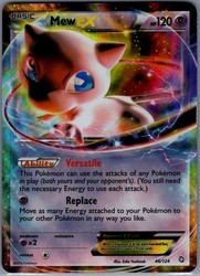 Mew EX 46/124 Dragons Exalted Ultra Rare Holo