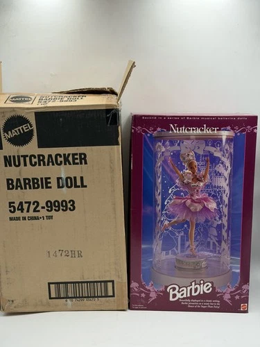 Barbie Nutcracker Musical Ballerina Vintage 1991 Mattel #5472 with Shipper