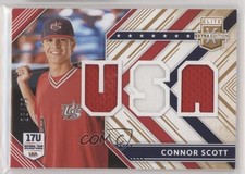 2018 Panini Elite Extra Edition USA Materials Gold 20/99 Connor Scott hg6
