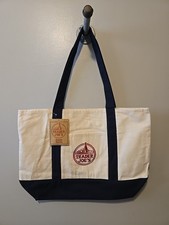 Trader Joe  s - Canvas Tote Shopping Bag - LARGE NAVY BLUE New  With Tags 