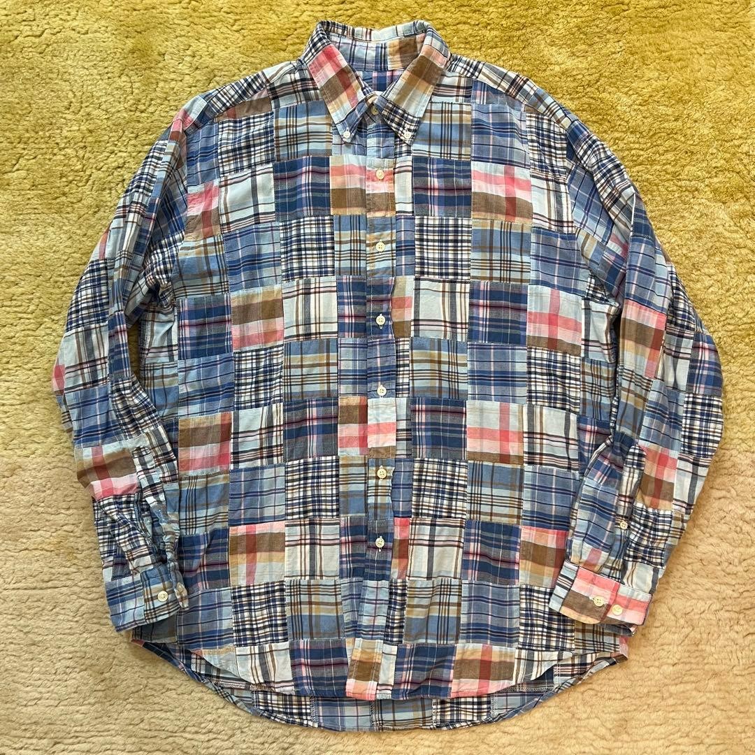 Brooks Brothers Bd Shirt Patchwork - image 1