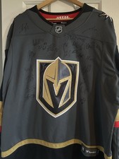 Vegas Golden Knights 2017-2018 Team Signed Autographed Inaugural Year Jersey