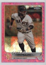 2022 Topps Chrome Logofractor Edition Pink Refractor /199 Brandon Crawford 6k2