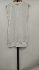 Michael Kors White Basic Sleeved Dress XS