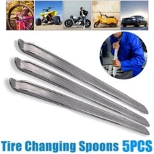 Steel Tire Spoon Lever Iron Kit Professional Motorcycle Tire Changing Tool USA