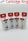 Lot de bouteilles d'encre Canon GI-56, noir, cyan, magenta et jaune