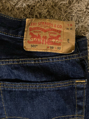 Levi's 501 Straight Fit Men's Jeans - Rinse 33 X 32