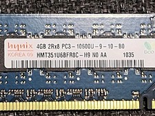 Hynix 4GB 2Rx8 PC3-10600U-9-11-B1 HMT351U6CFR8C-H9 N0 AA