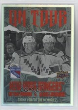 2024 Upper Deck Series 2 On Tour Red 37/99 Artemi Panarin Alexis Lafreniere 3d2