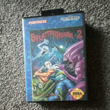 Splatterhouse 2 Sega Genesis 1992 Namco Action Adventure w/ Case Manual