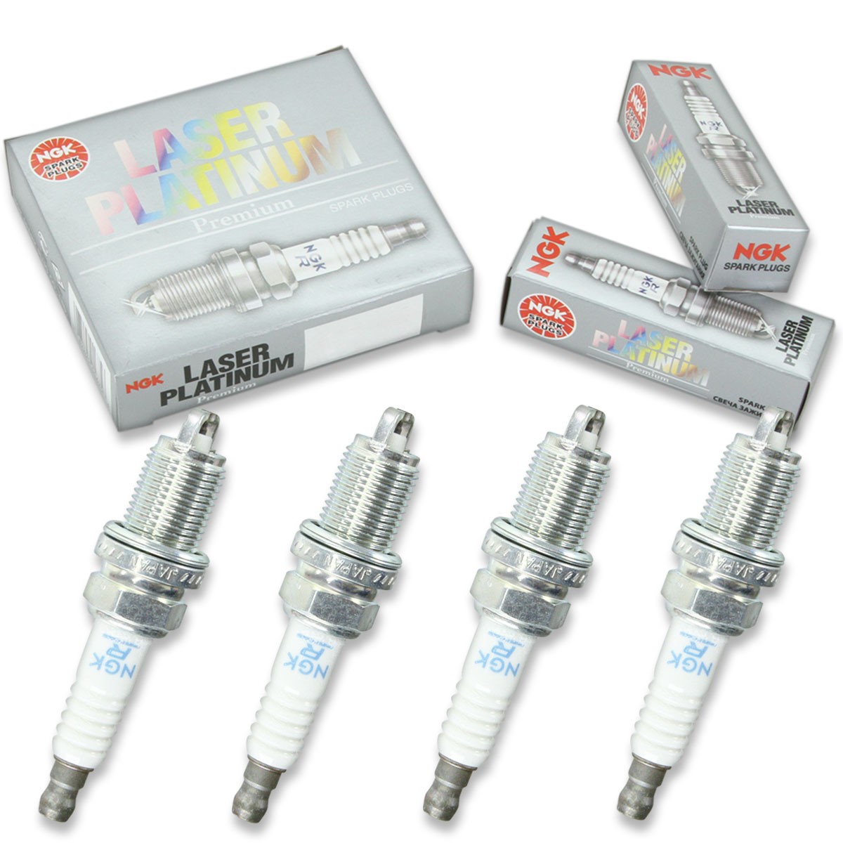 4 pc NGK 3452 BKR6EKPB-11 Laser Platinum Spark Plugs for PK20TT PK20TR11 os