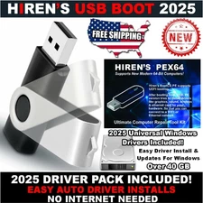 Hiren's Boot 2025 USB PC Repair Recovery & Disk HD Tools Password 2025 Drivers