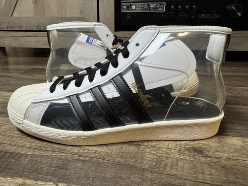 Adidas Men’s Size 9 Blondey McCoy x Pro Model ADV Clear See Thru Sneakers Shoes - Picture 5 of 15