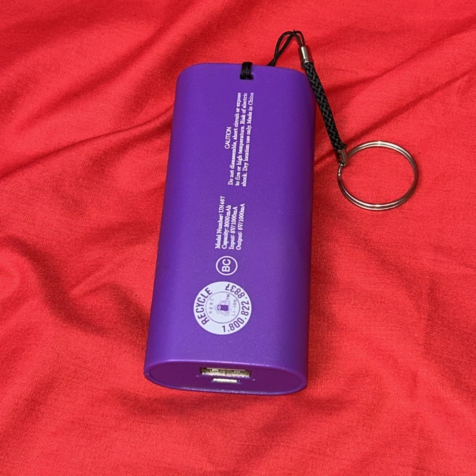 Uniden; портативный аккумулятор Power Bank, емкость 3000 мАч, синий, UN466 - Изображение 3 из 4