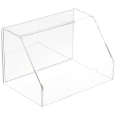 Plymor Clear Acrylic Display Case with No Base Mirrored , 6" W x 4" D x 4" H