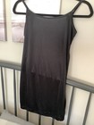 Black Slinky Nylon/Silk Feel Chemise, XL — photo 5
