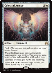 Celestial Armor #5 Foundations Rare Artifact Equipment MTG