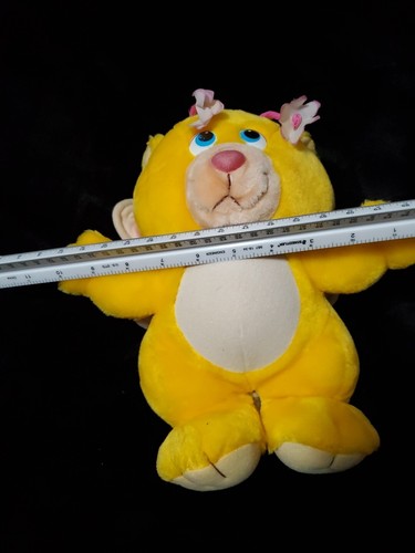 Vintage Wuzzles Butterbear 12" Stuffed Plush Animal Hasbro Softies 1984 w/ Book - Picture 8 of 16