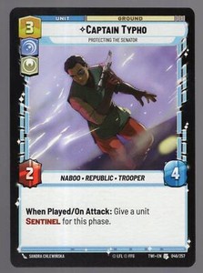 Star Wars Unlimited TotR Card TWI046 Captain Typho