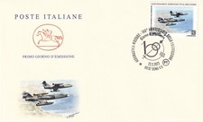 F-104 S " STARFIGHTER"  100° AERONAUTICA BUSTA FDC CAVALLINO 2023