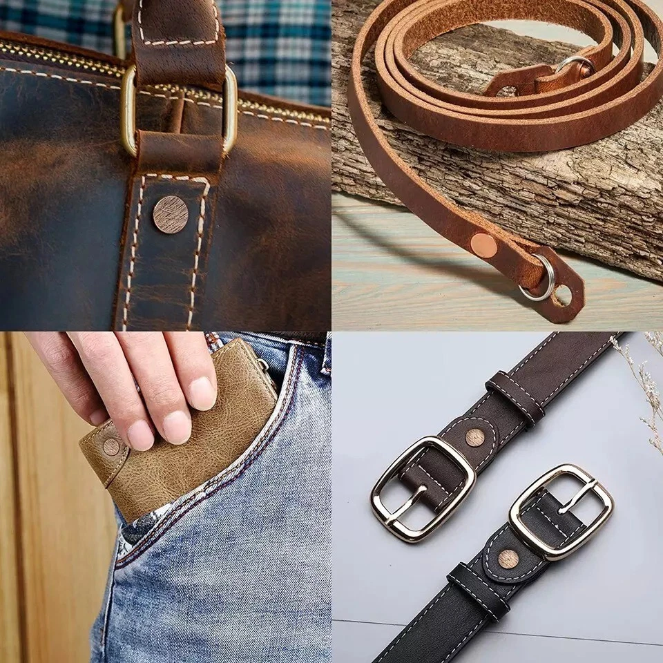 84Pcs Copper Rivets and Burrs 9 and #12 Burrs Setter Leather NEW US - Image 3 of 4