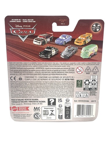 Coches Disney Pixar Doc Hudson (azul sólido) - Imagen 3 de 3