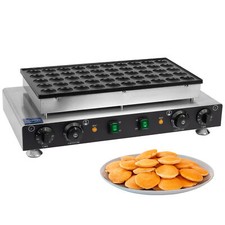 HAXRO Dutch Pancake Poffertjes Maker Mini Fluffy Sleek Compact Design Non-stick