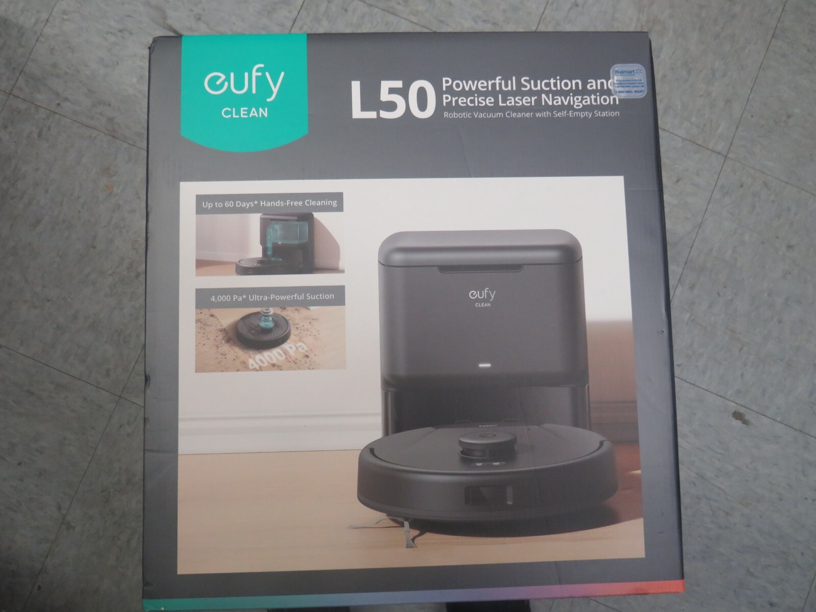 Eufy Clean L50 with 60 Day Self Empty Station Robot Vacuum T2275 New