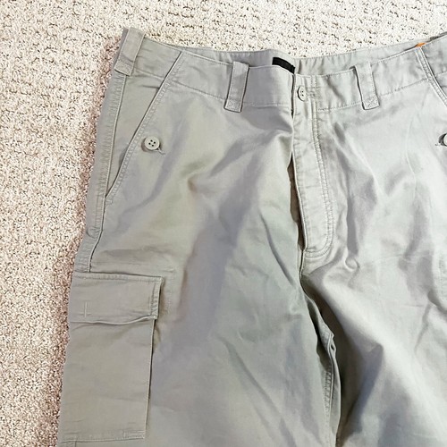 Express Structure Mens Cargo Short Sz 36W Gray Hiking Outdoor Pockets Travel - Picture 3 of 9