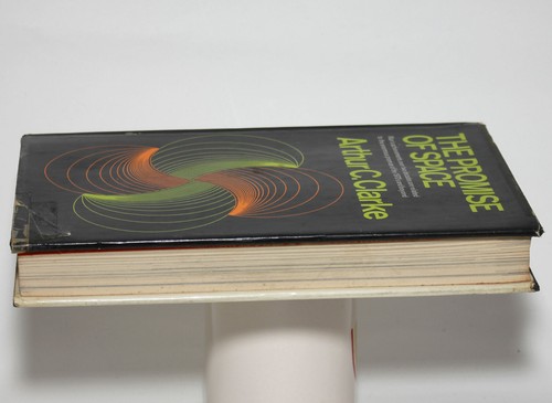 PROMISE OF SPACE Arthur C. Clarke 1968 1st HC/DJ Moon Orbit Planets Science Mars - Picture 4 of 13