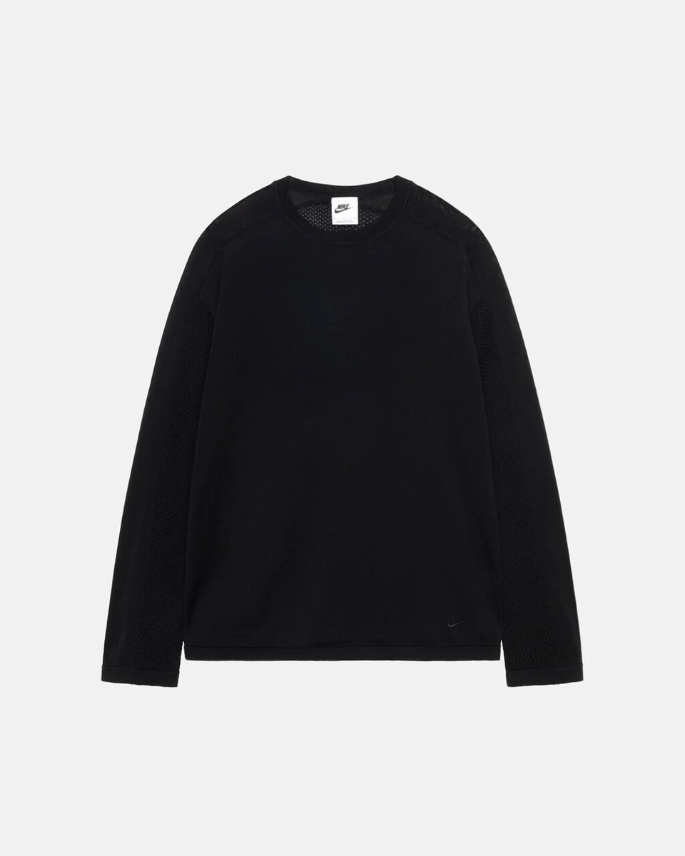 Stussy x Nike U NRG LS Knit Jersey BLACK / LIGHT BONE Stussy x Nike U NRG LS Knit Jersey BLACK / LIGHT BONE