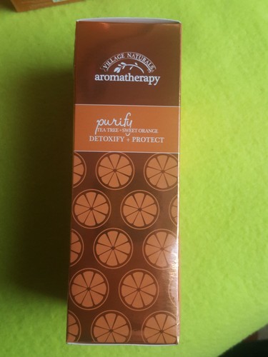 VILLAGE NATURALS BATH BOMB MELTS 2 COUNT TEA TREE & SWEET ORANGE PURIFY (3 PACK) - Picture 3 of 7