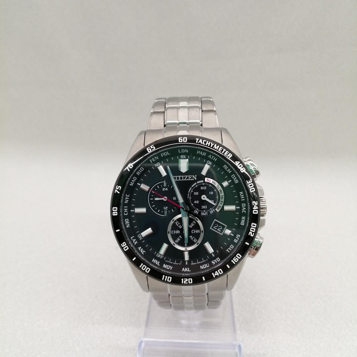 Citizen Eco-Drive Watch Quartz Men Black Dial Round GN-4W-S-12G