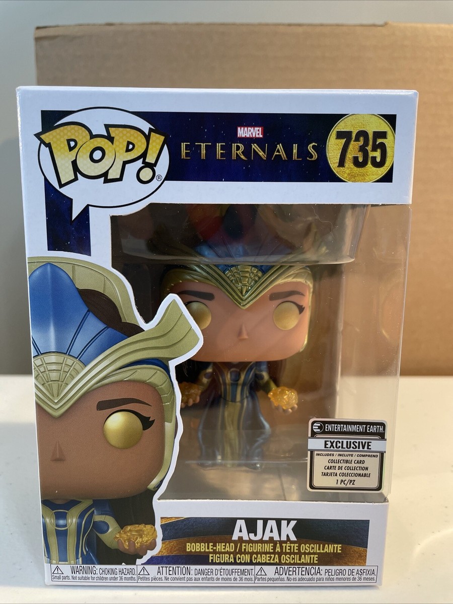 Eternals Ajak Pop! Vinyl Figure (9,5 Cm) – Entertainment Earth Exklusiv Mit Sammelkarte