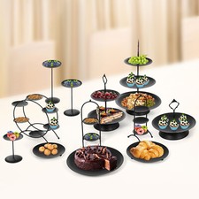 12pcs Round Cupcake Dessert Display Stand Fruits Snack Holder Party Events Decor
