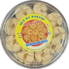 Huy Ky Bakery Almond Cookies 12oz – Delicate Cookies, Product of USA