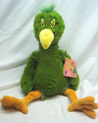 Dr. Seuss OH SAY CAN YOU SAY GREEN BIRD CHARACTER 15'' Plush STUFFED ANIMAL Toy