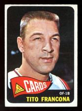 1965 TOPPS OPC O PEE CHEE BASEBALL #256 Tito Francona NM-MT St. Louis Cardinals