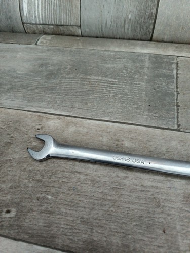 Snap-On Tools USA Underlined Logo 6 Point Combination Wrench SAE 1/2" MPN OSH16 - Picture 5 of 7