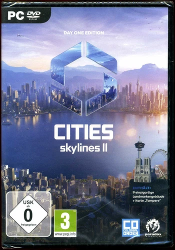 Cities: Skylines II 2 Day One Edition - PC DVD Game - New & Sealed